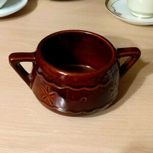 Marcrest Dot & Daisy sugar bowl